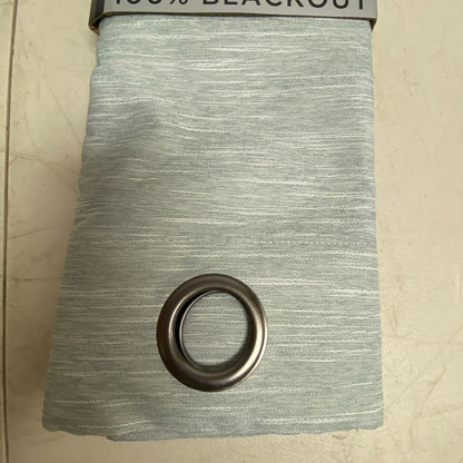 Eclipse Absolute Zero - 100% Blackout One Grommet Panel Curtains 50"x84" - Jade