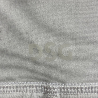 DSG Women's 5" Compression Short Pure White Solid Athletic Compressi DAW21500WP