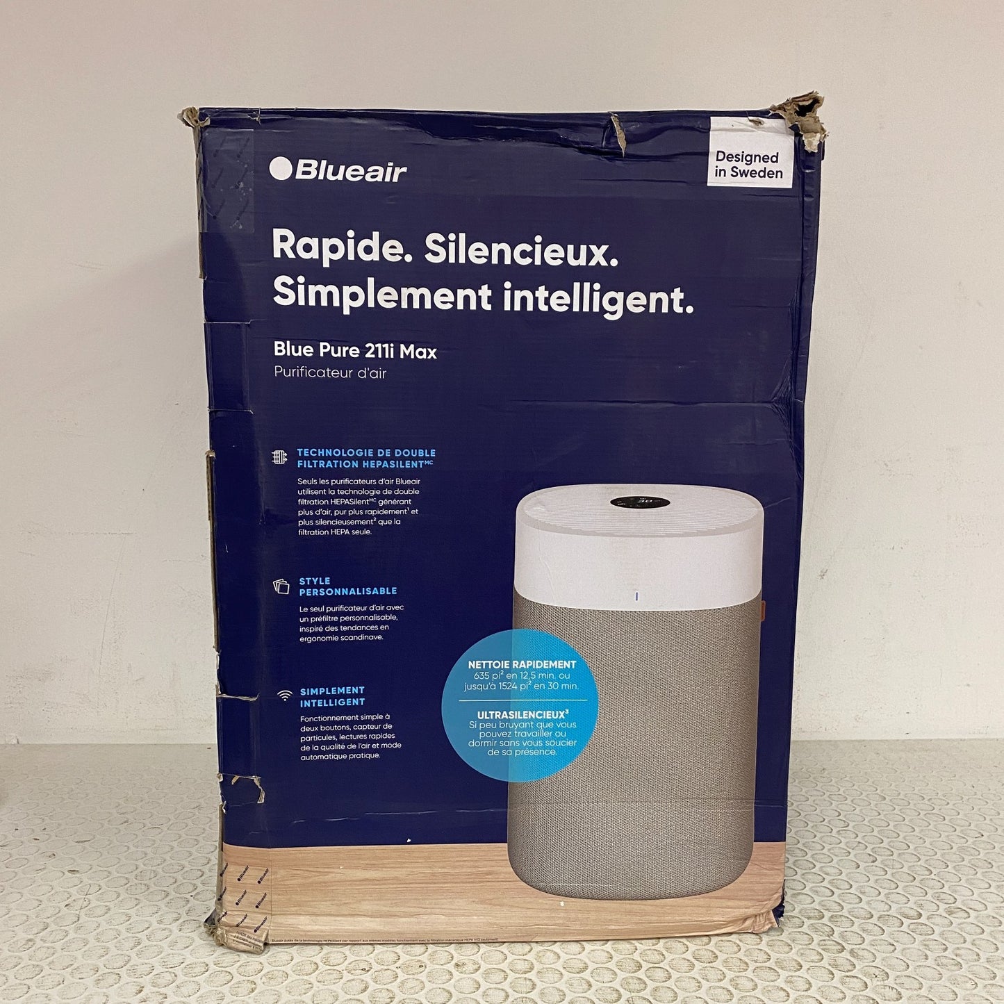 Blueair Pure 211i Max Smart HEPA Air Purifier Large Room 3613111100