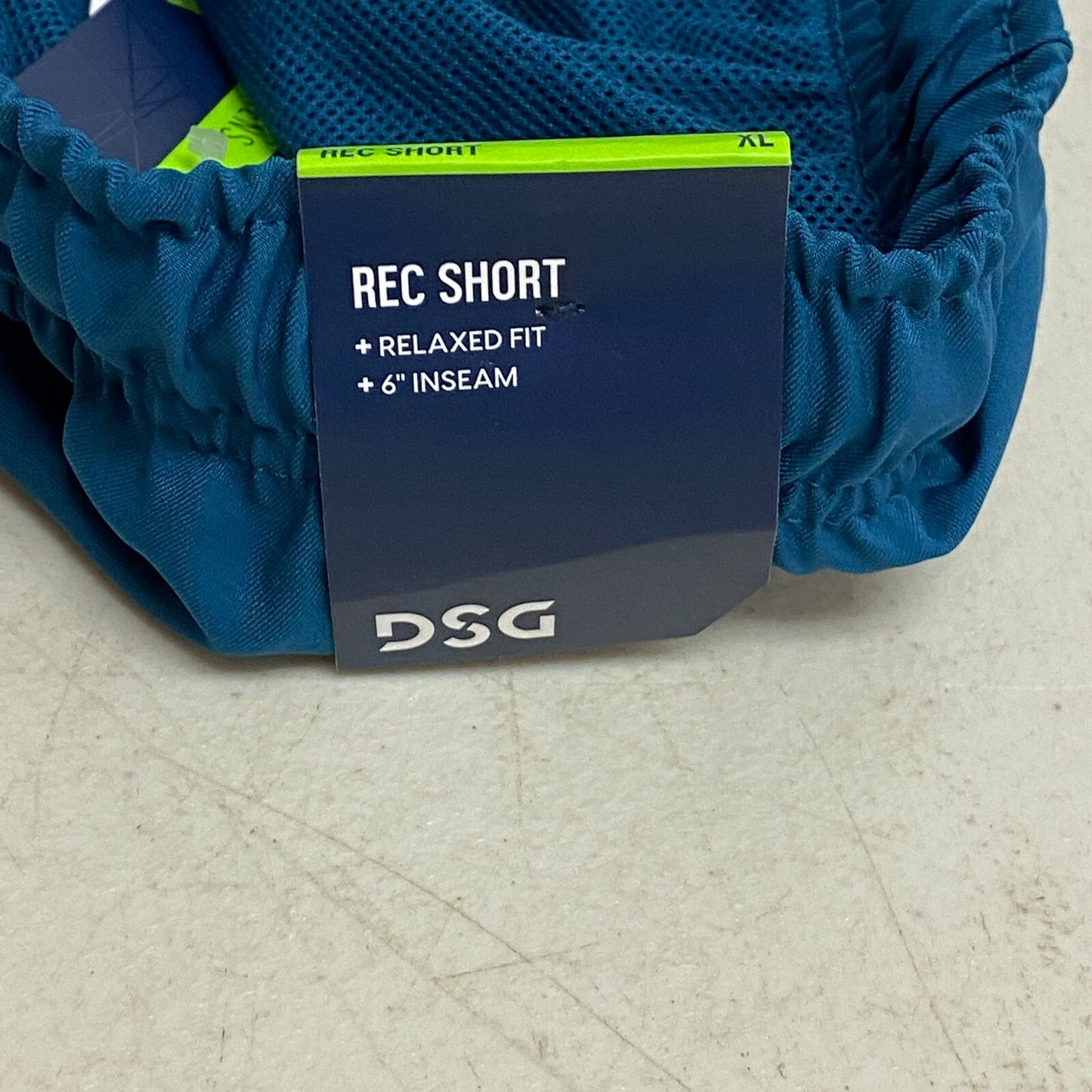 DSG Men's 6" Rec Shorts Brilliant Teal Solid Summer Trendy Stylish DAM12111