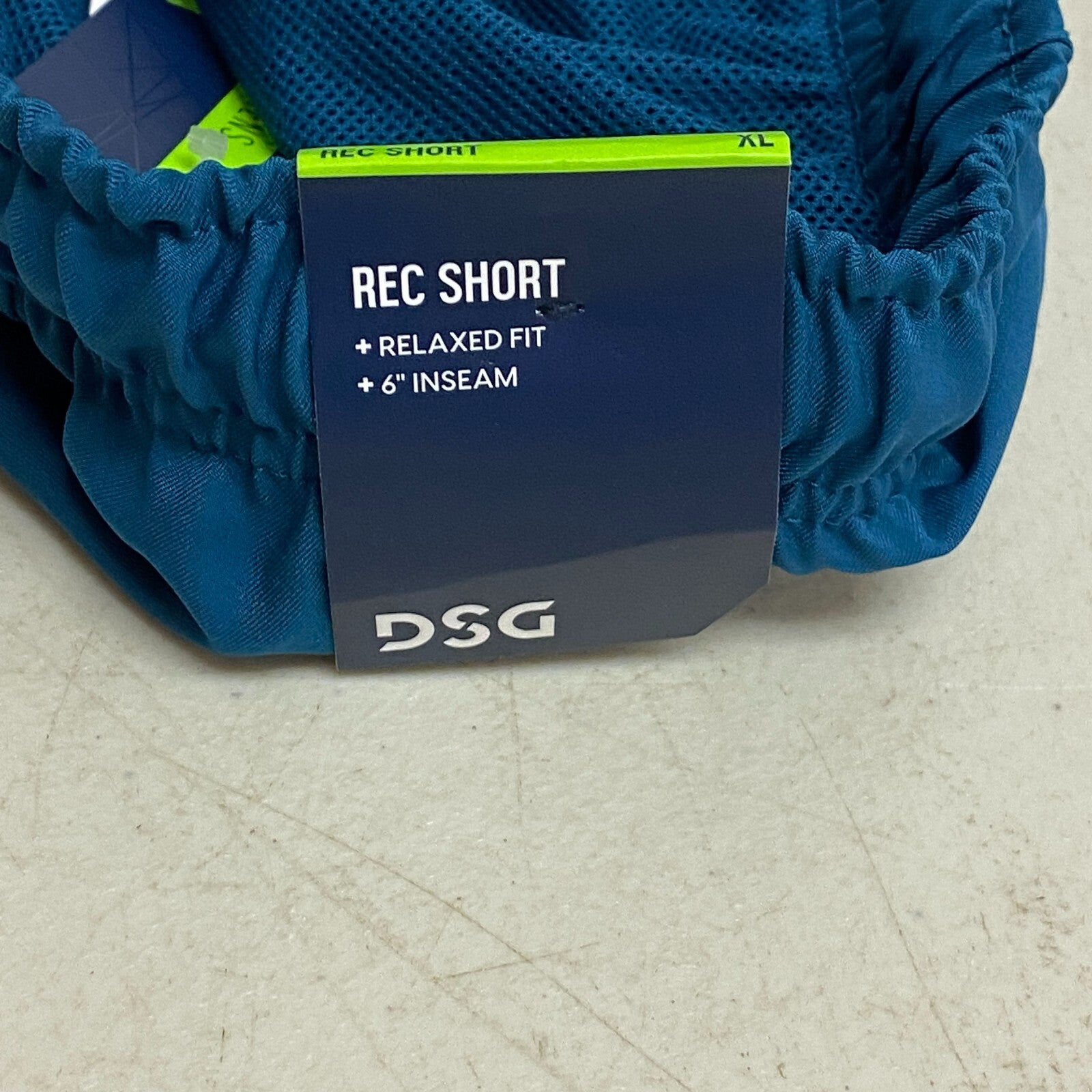 DSG Men's 6" Rec Shorts Brilliant Teal Solid Summer Trendy Stylish DAM12111