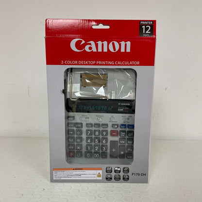 Canon P170-DH-3 2- Color Desktop Printing Calculator - New in Box