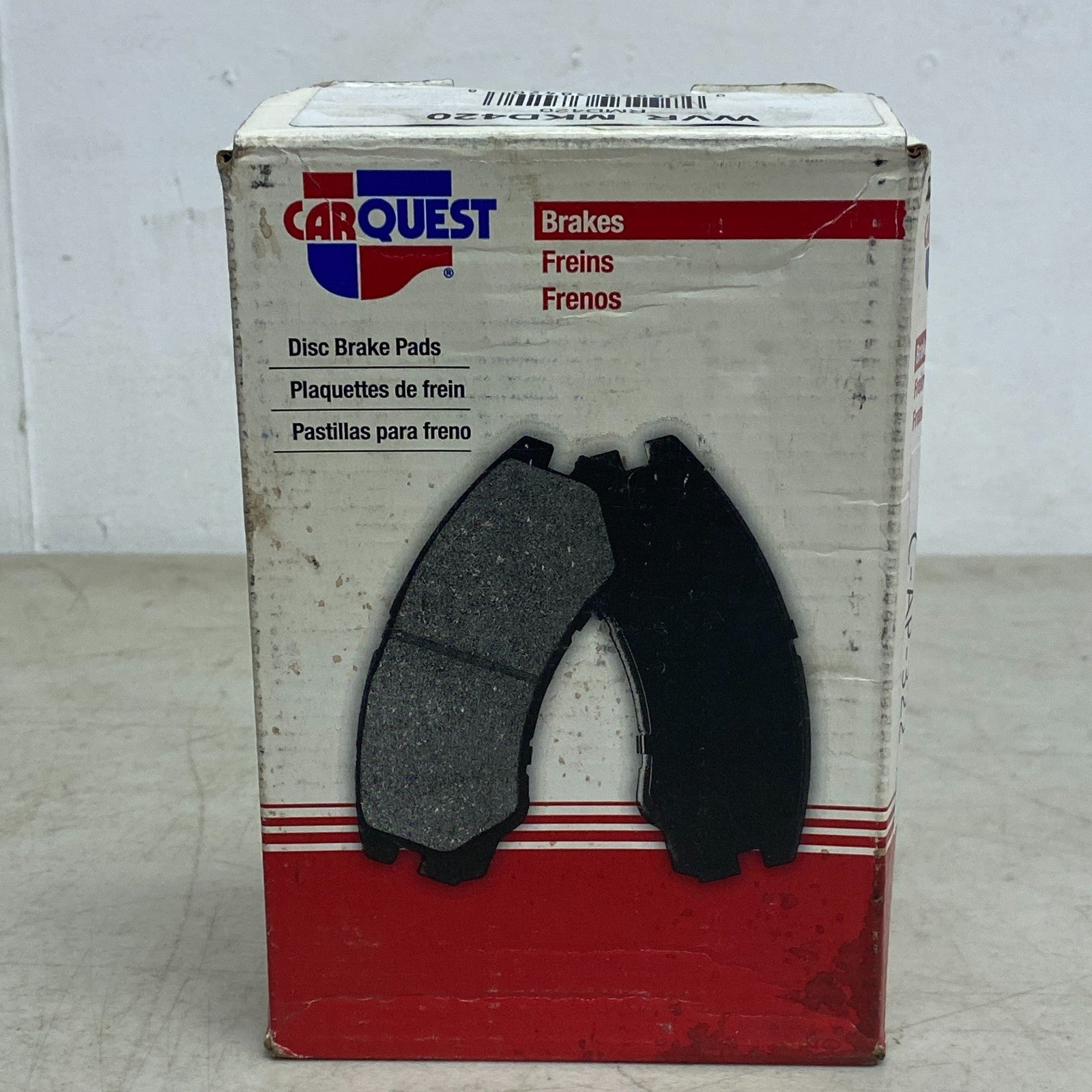 Carquest Blue Disc Brake Pads Semi Metallic Front Low Dust Formula MKD420