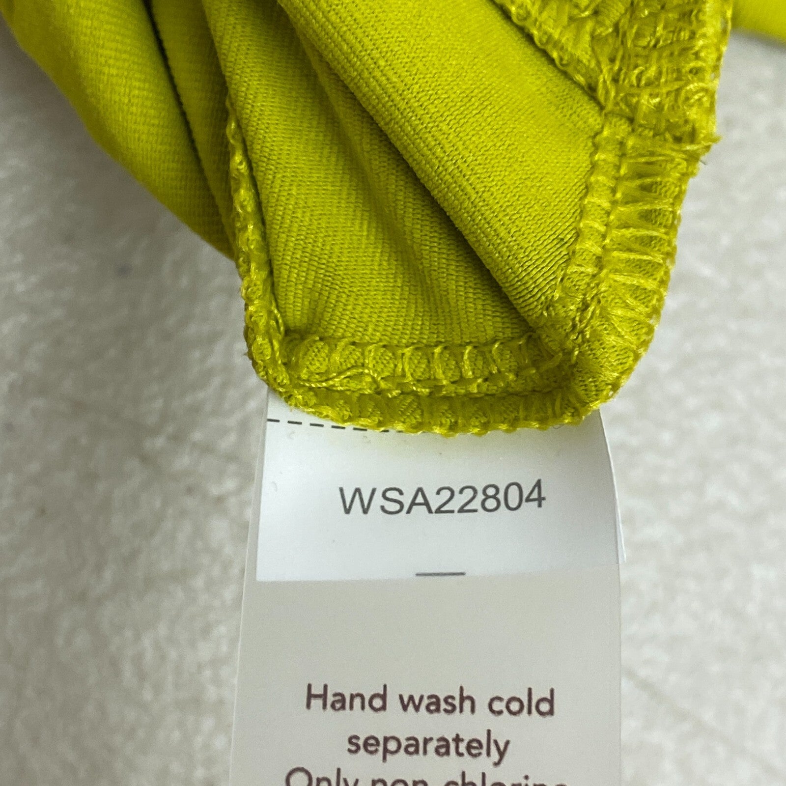 Calia Women's Swim Collection Cropped Front Tied Rash Guard Kiwi Green WSA22804