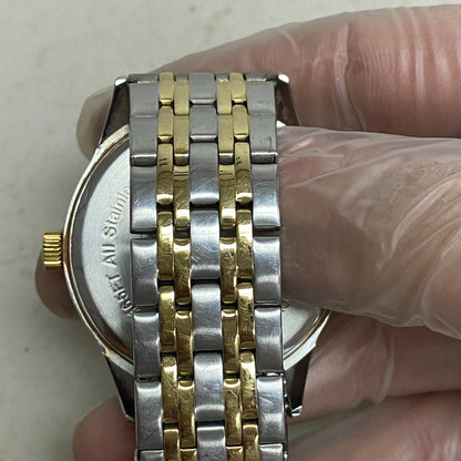 Armitron Women's Two Tone Time Day And Date Function Bracelet Watch, 20/5491TT