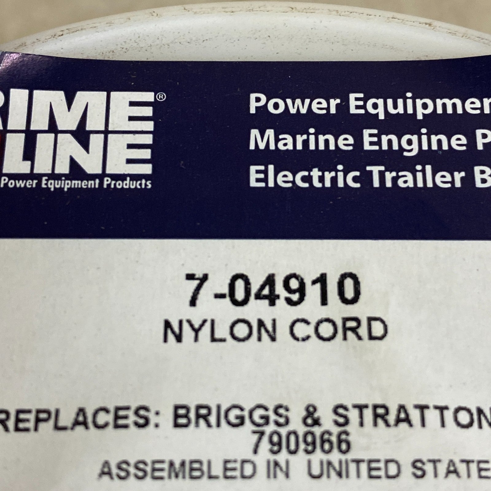 Prime Line Starter Rope 7‑04910 • 9/64″ Nylon  Black  200 ft Spool Lifetime
