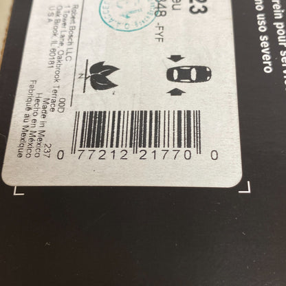 Bosch BSD1423 Severe Duty Rear Disc Brake Pad Set for Lexus Scion Toyota