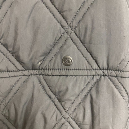 Calia Women's Outwear Quilted 1/2 Zip Pullover Jacket Pure Black WAX33055 New!