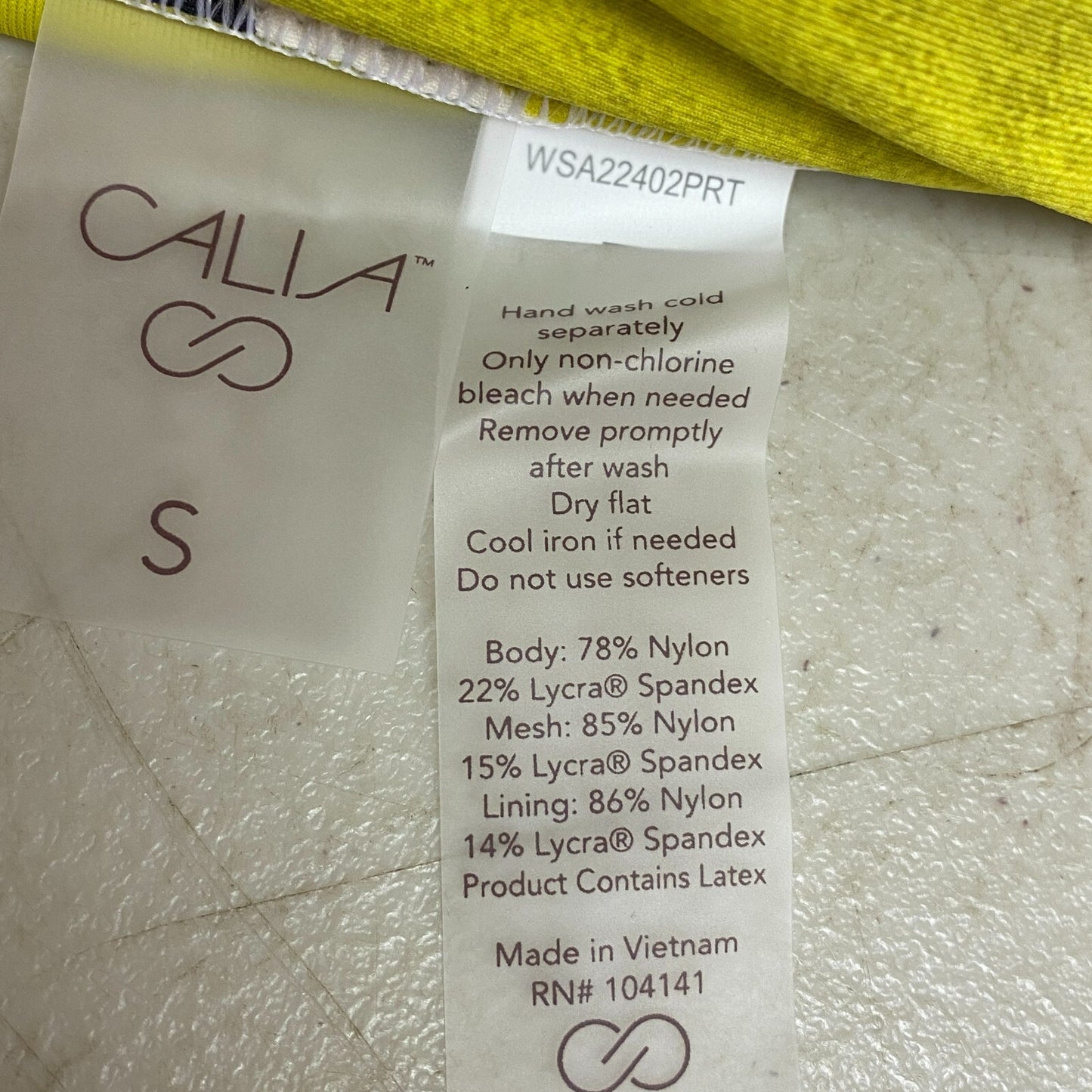 Calia Womens Swim High Rise Bikini Side Tie Bottom Green Multi WSA22402PRT