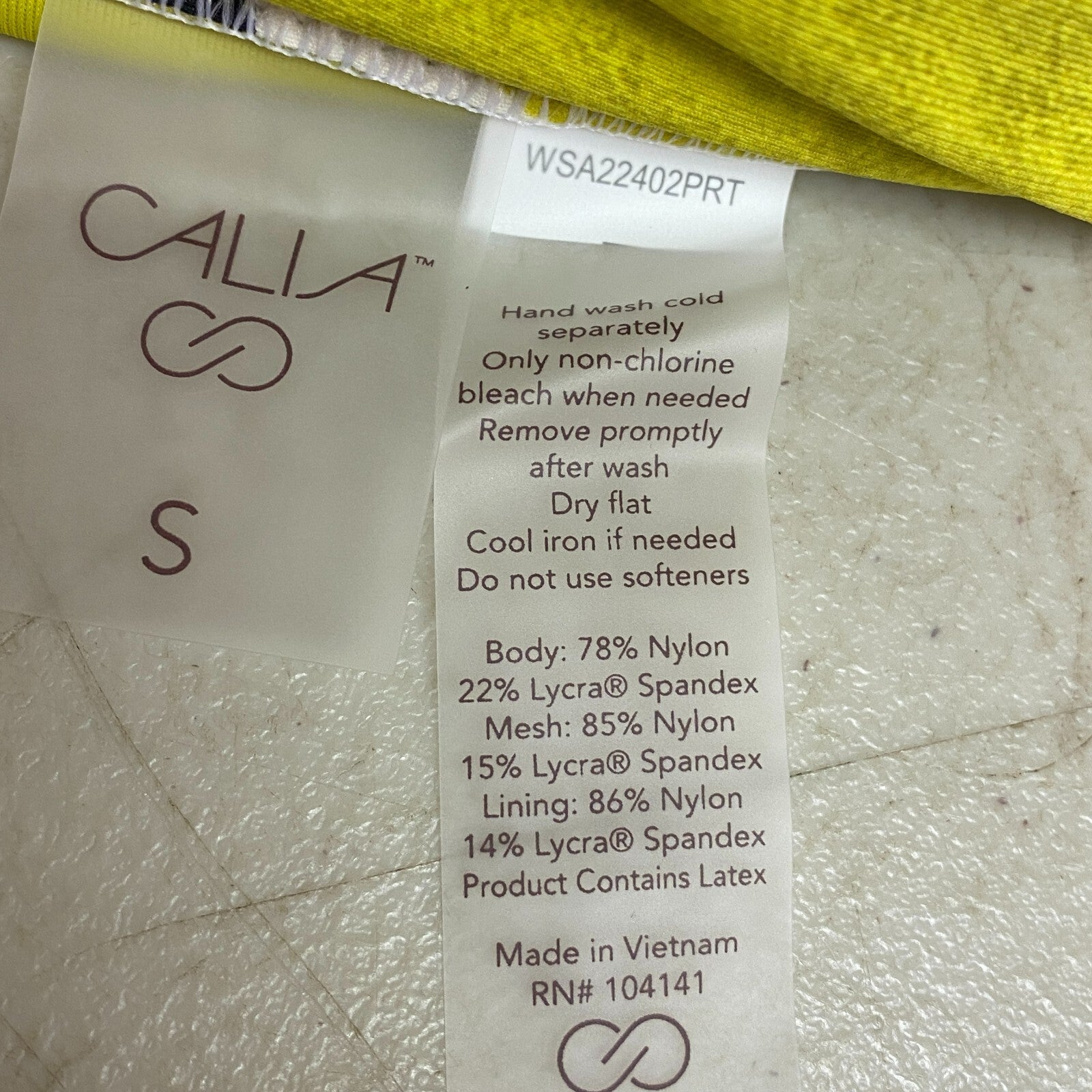 Calia Womens Swim High Rise Bikini Side Tie Bottom Green Multi WSA22402PRT