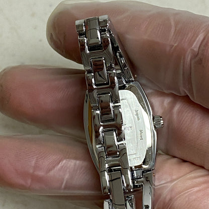 Armitron Women's 75/3531 Swarovski Crystal Acc SILVERT-Tone Bangle Watch R15