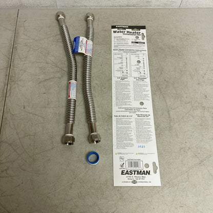 Eastman Water Heater Installation Kit 3/4" Copper pipe, 3/4" Threaded iron pipe