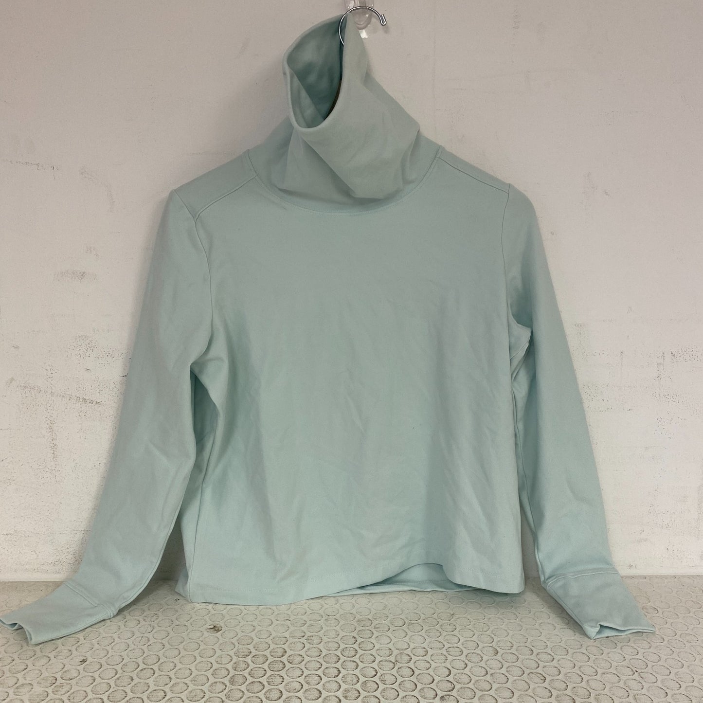 CALIA Womens High Turtleneck Long Sleeve Performance Shirt Mint WAX34104