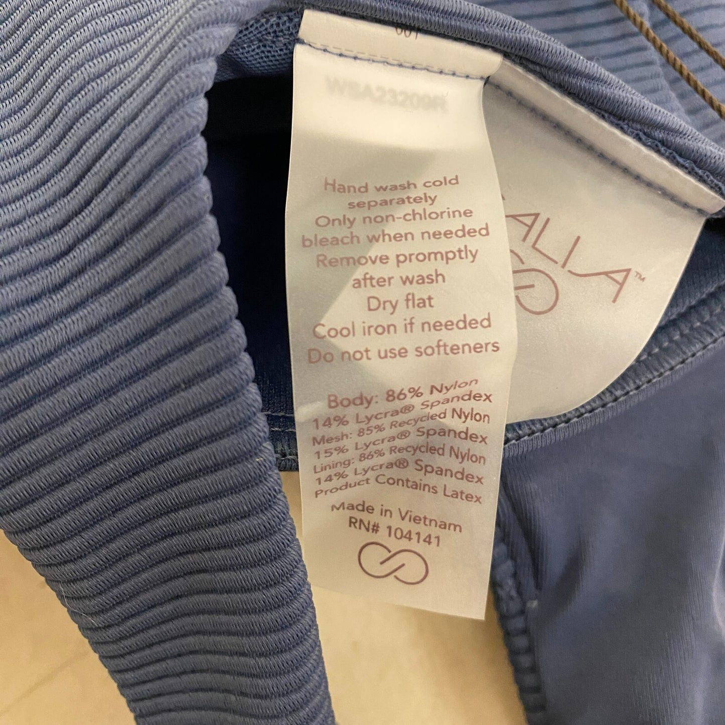 Calia Women's Seamed Square Neck Top Darker Ardosia Slate WSA23209R