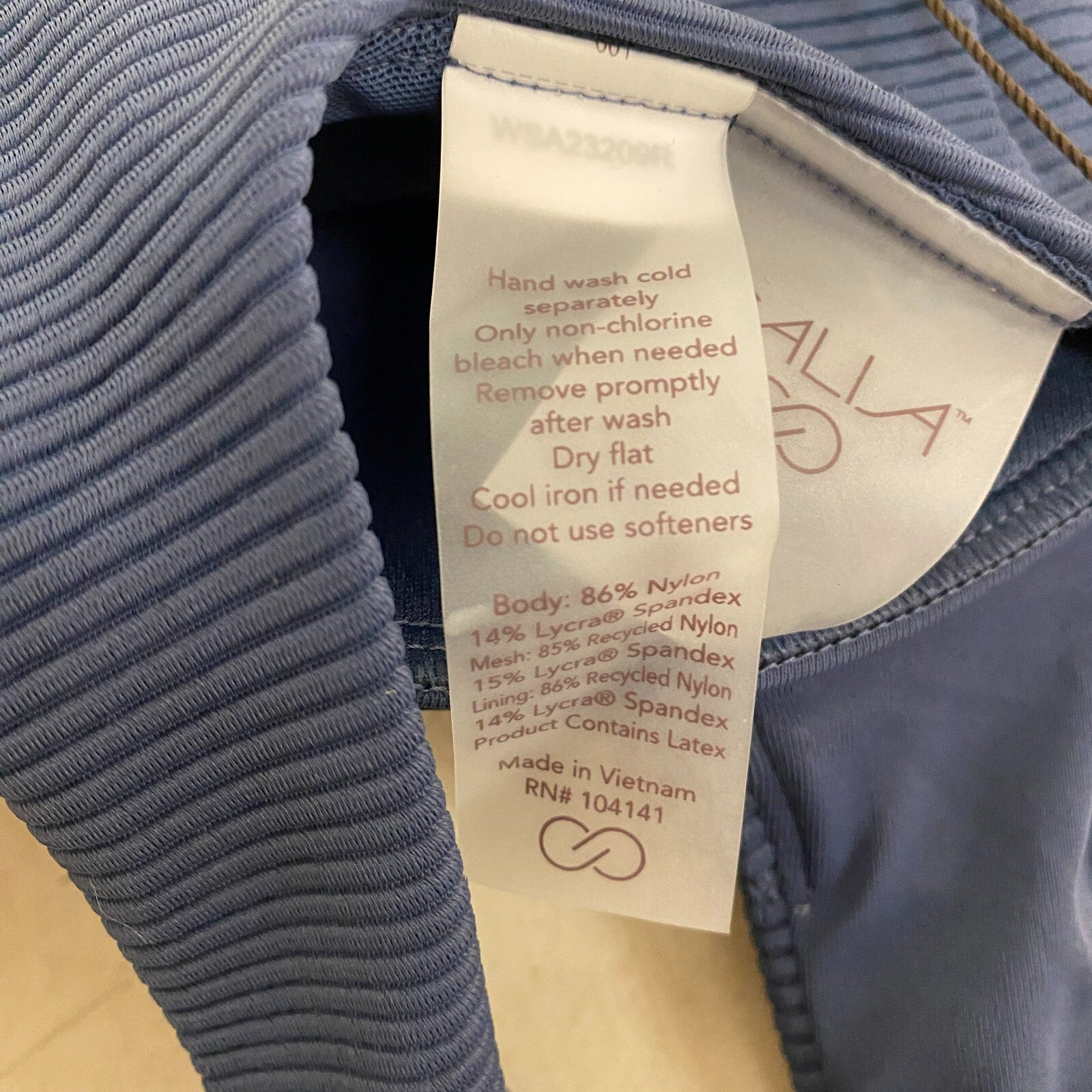 Calia Women's Seamed Square Neck Top Darker Ardosia Slate WSA23209R