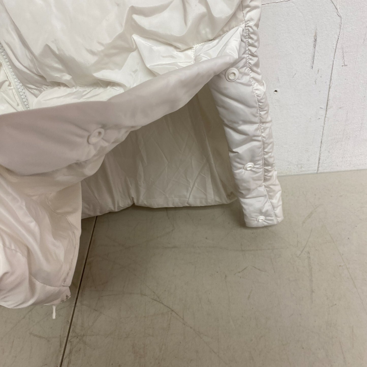 CALIA WOMENS OUTWEAR LONG LINE SNAP PUFFER JACKET CLOUD COVER WAX36033 NEW!