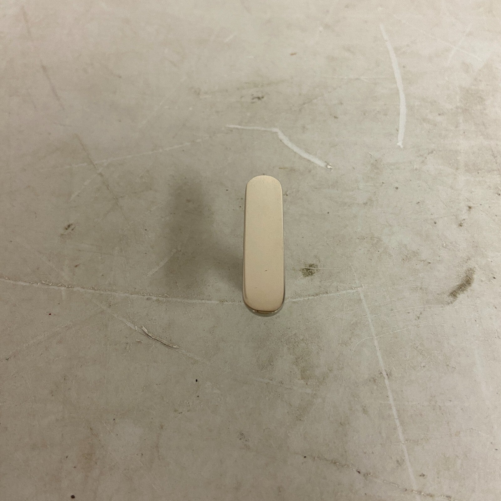 SIGNATURE HARDWARE NOVAK- THING PROFILE BRASS TKNOB POLISHED NICKEL