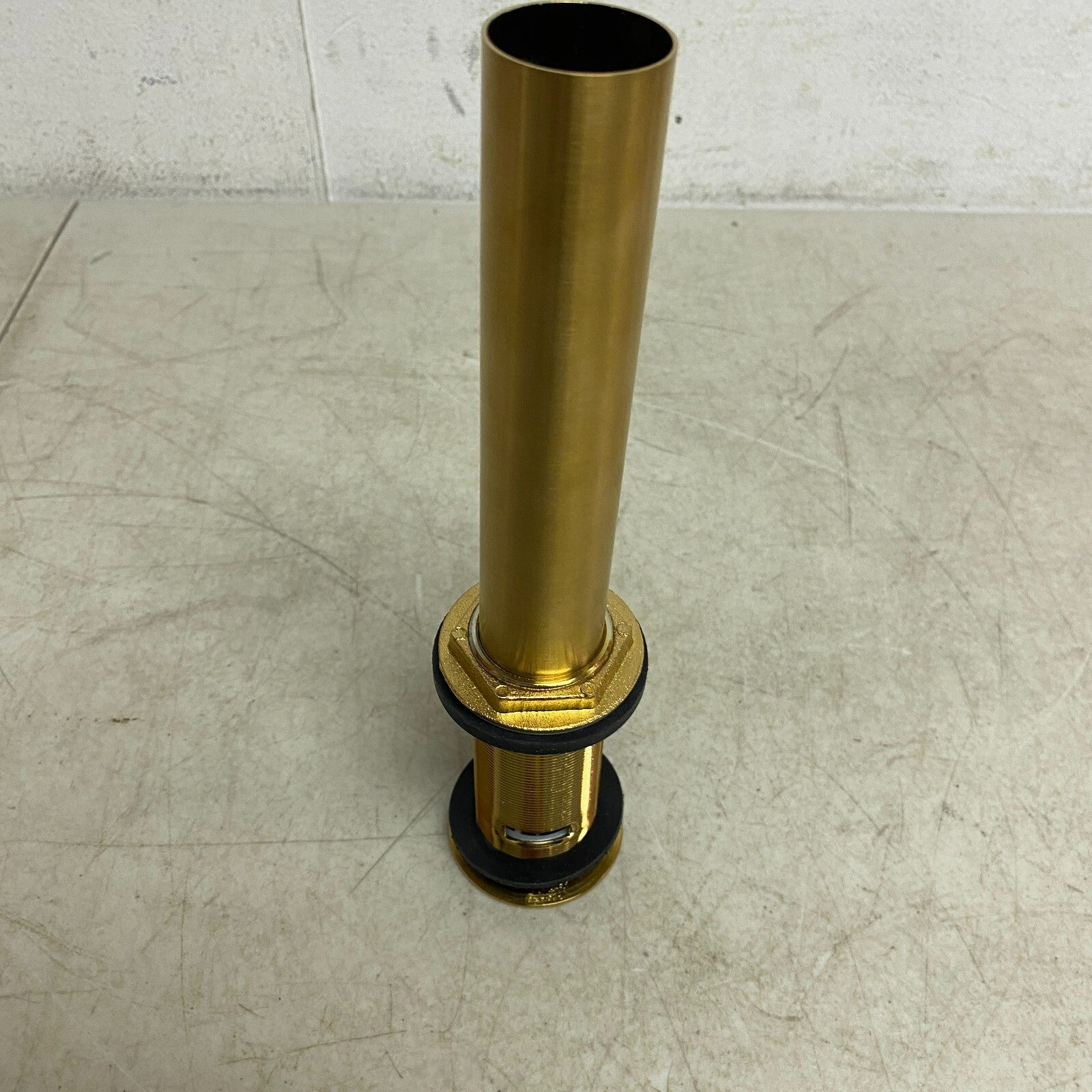 SIGNATURE HARDWARE EXTENDED PRESS TYPE POP UP BATHROOM DRAIN OVERFLOW HOLE