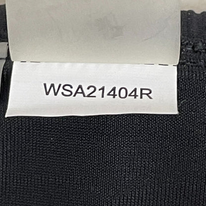 Calia Womenâs Rib High Rise Swim Bottom Pure Black Bikini Separate WSA21404R