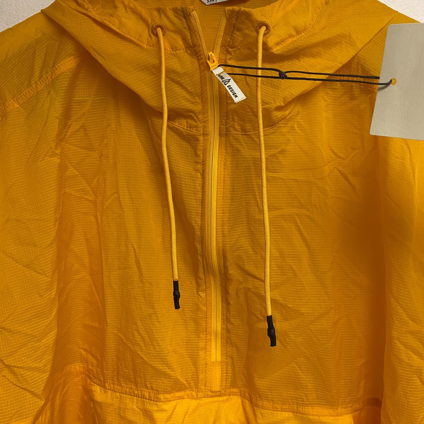 Alpine Design Women's Wind Hooded Jacket Solid Orange ADW13700 Brand New!