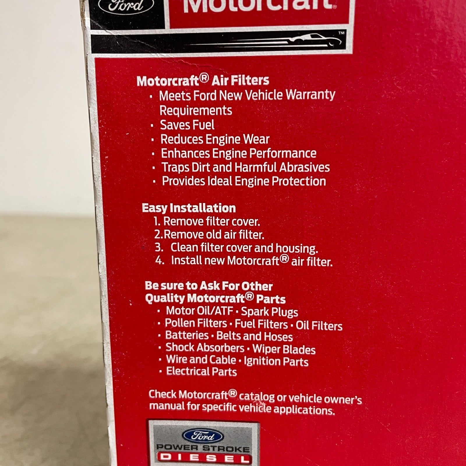 Motorcraft FA-1618 Engine Air Filter for 7.3L Powerstroke E-Series Vans