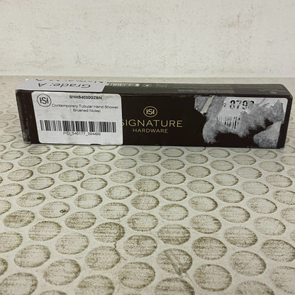 Signature Hardware Contemporary Tubular Hand Shower Brushed Nickel SHHS4030GZB