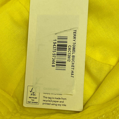 CALIA Terry Towel Bucket Hat Golden Wheat Size S/M NWT CAC12012