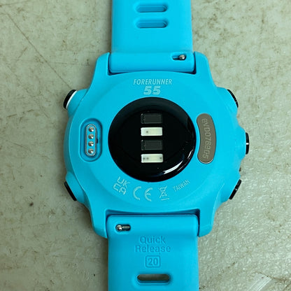Garmin Forerunner 55, GPS Running Multisport Smartwatch Aqua, 010-02562-02