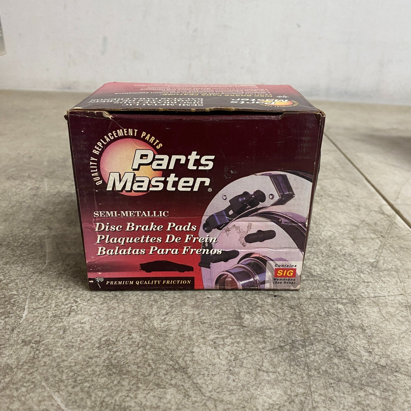 Parts Master MD610 Rear Brake Pads Semi-Metallic 1993-2007 Ford Taurus Sable