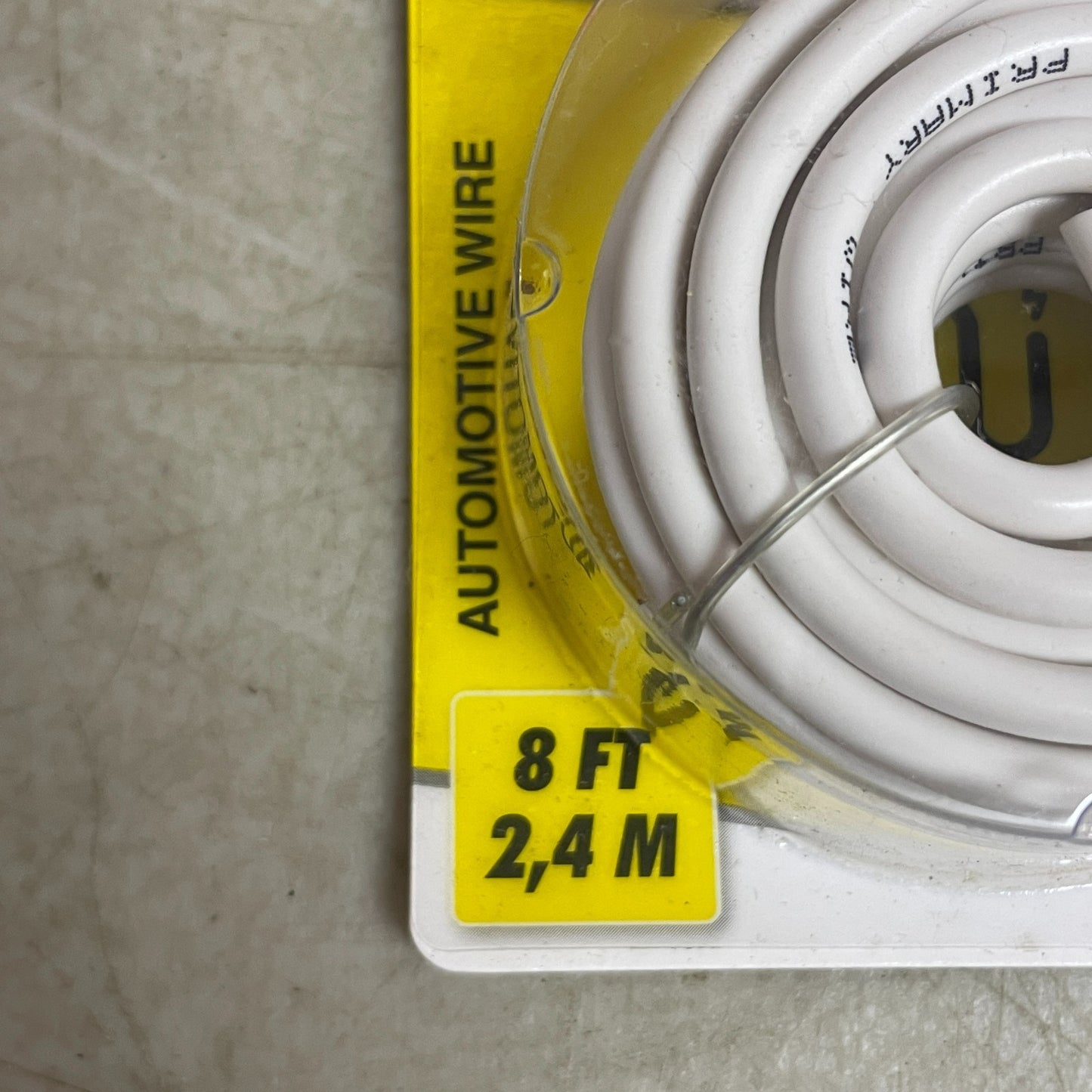 Dorman 10-Gauge White Primary Wire 8ft Stranded Automotive 4 Pack Model 85703