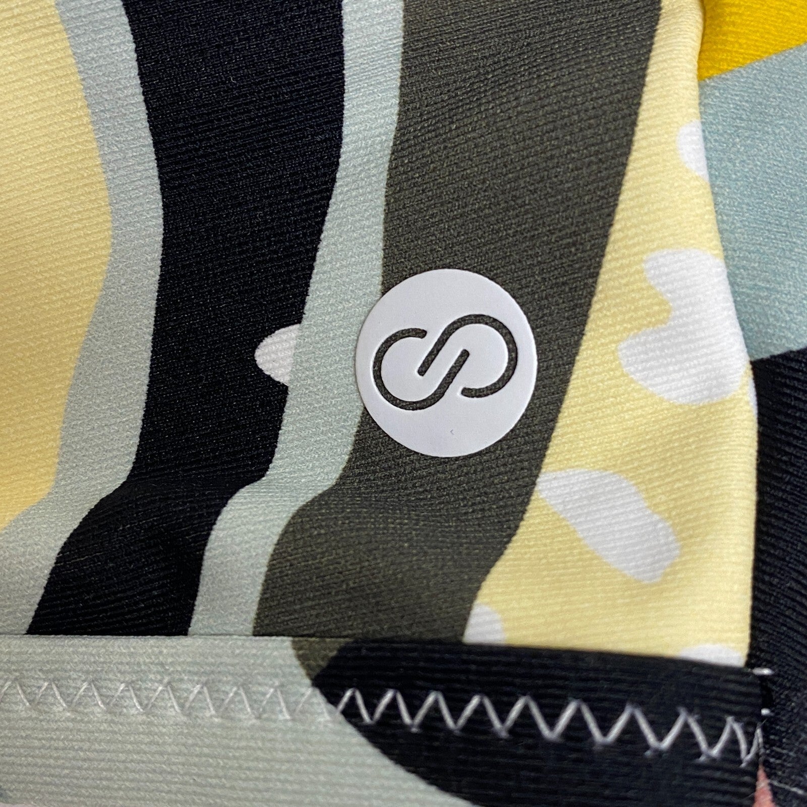 Calia Women's Tie Back Low Support Floral Bikini Top Multicolor Palm WSA23200PRT