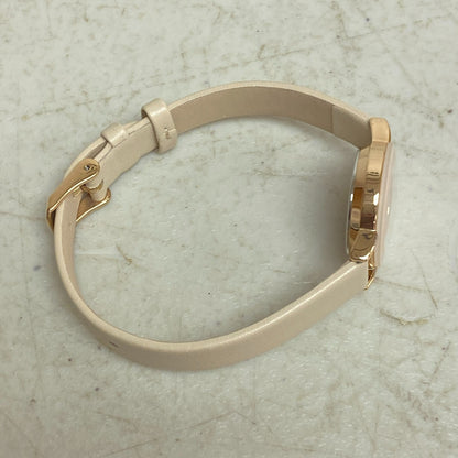 ARMITRON Women's Watch rose  Genuine Leather Quartz Analog  New Battery 75/5778