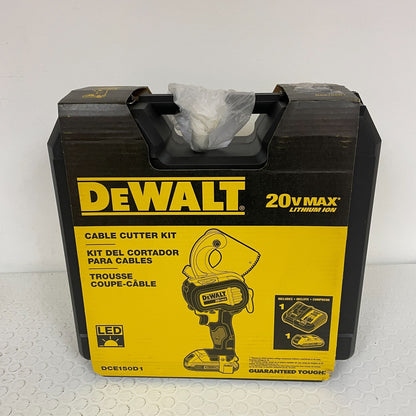 DeWALT DCE150D1 20V MAX Heavy Duty Cordless LED Cable Cutting Tool Kit