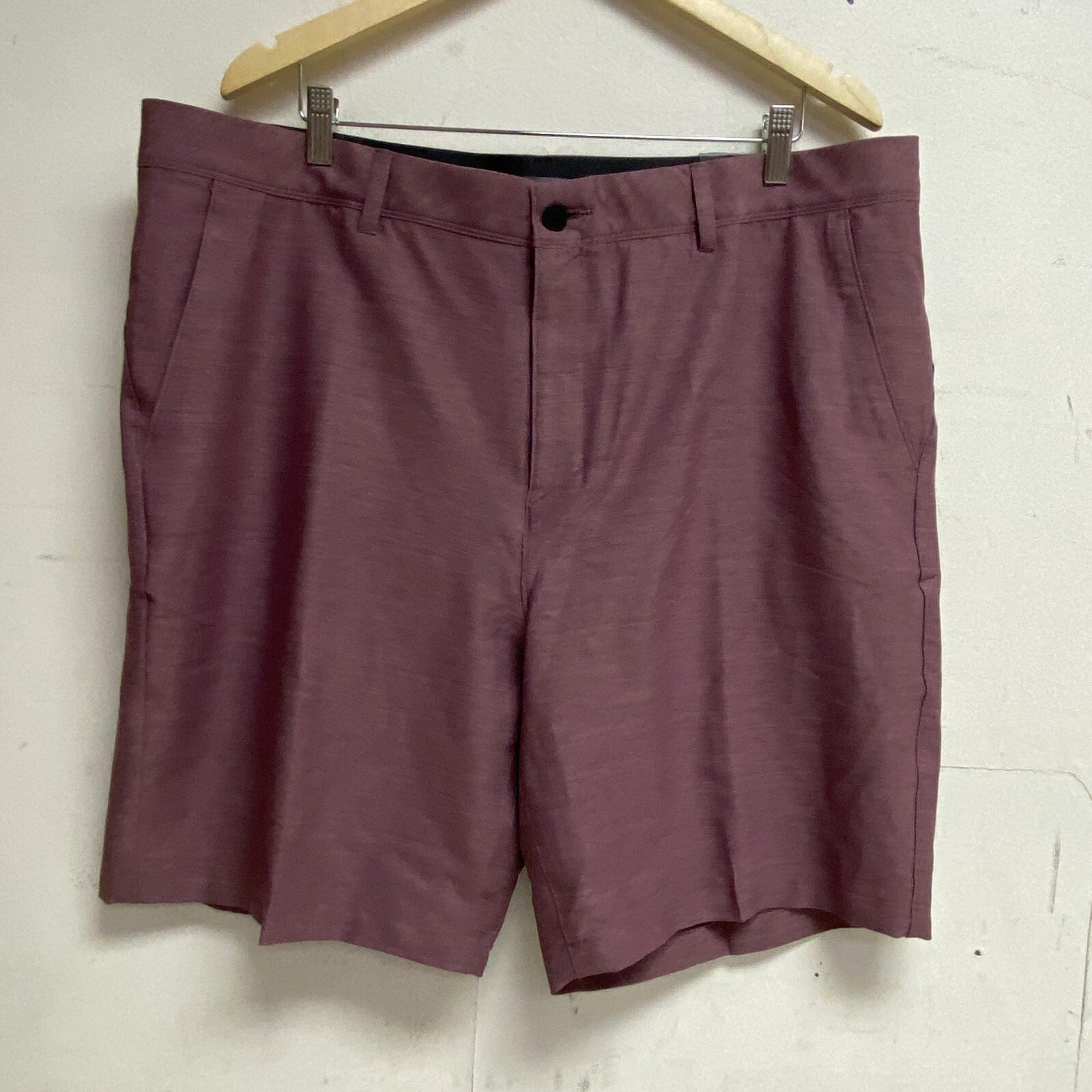 VRST Mens Core Heather 9" Inseam Golf Short Rose Blush Heather MVG20000H