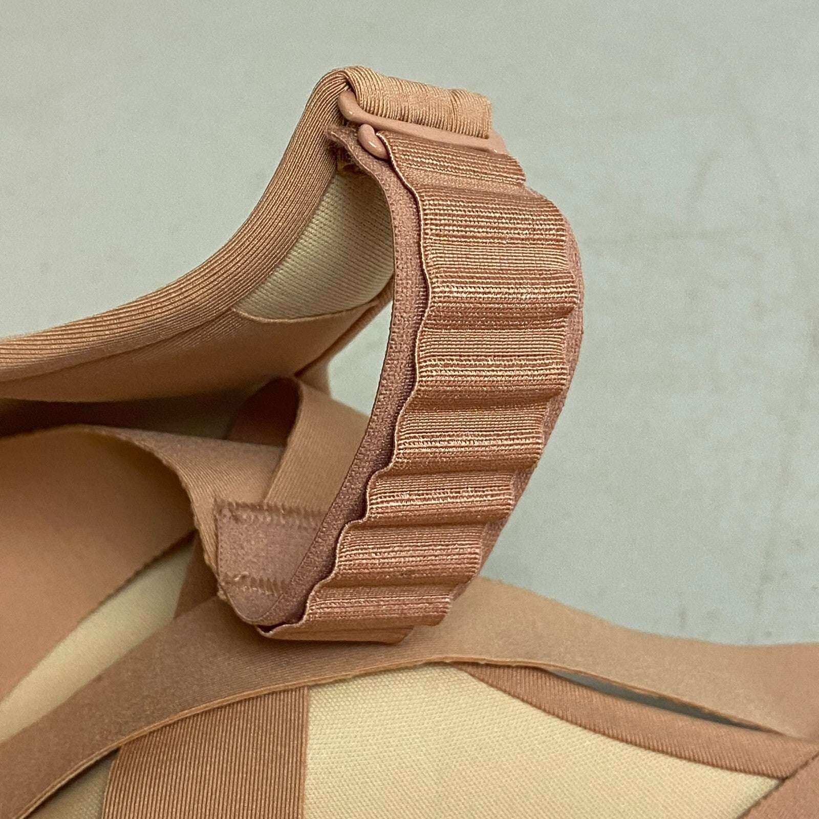 Calia Womens Give It Your All Crossback Bra Rosey Clay Solid WAX17101