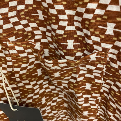 Alpine Design âMen's Rooted Knit Button Front Shirt Print Brown/Sacred Geo New