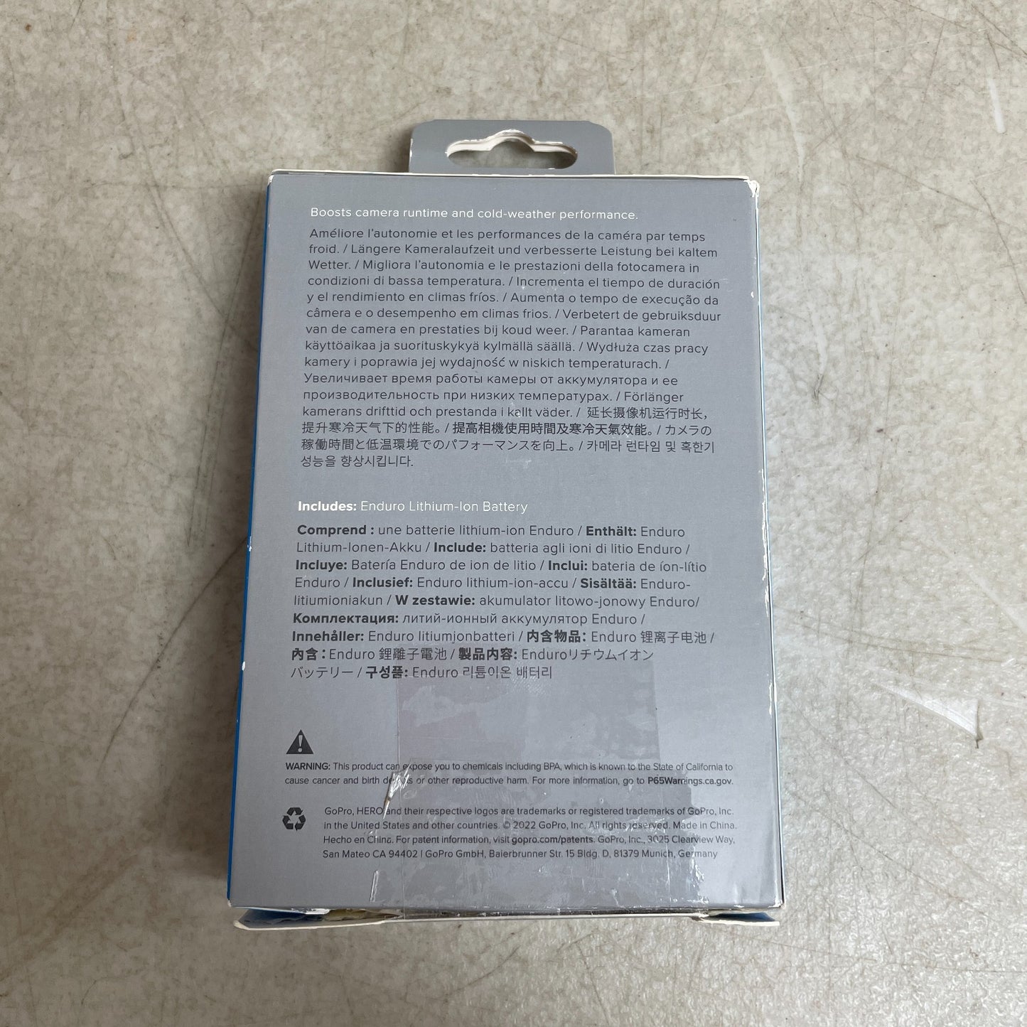 GoPro Enduro ADBAT-011 1720mAh Battery for HERO9 / HERO10 / HERO11 Black