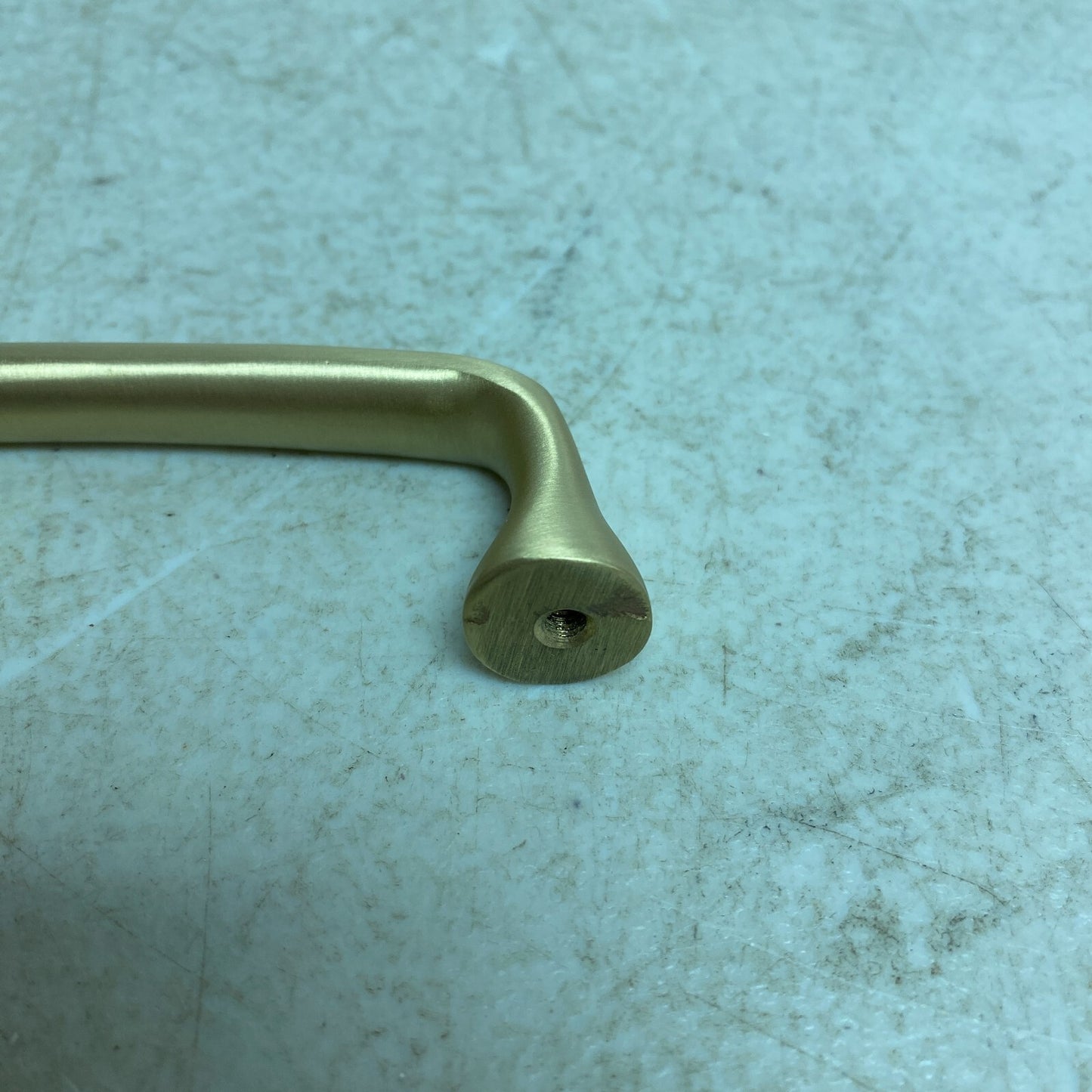 Signature Hardware 5-1/8" Orvin Brass Cabinet Pull - Satin Brass