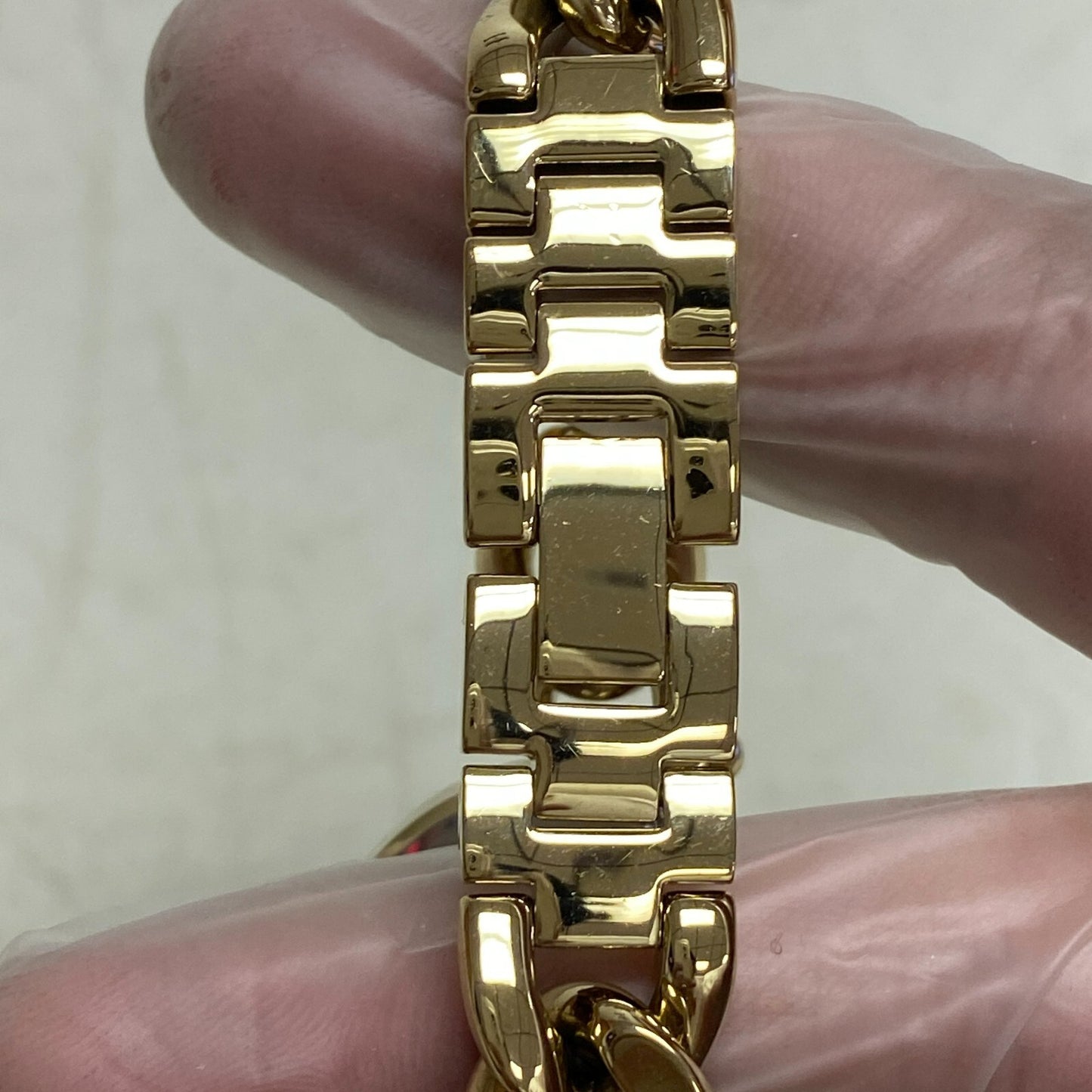 Armitron Women's Genuine Crystal Accented Chain Bracelet Watch, 75/5822GP