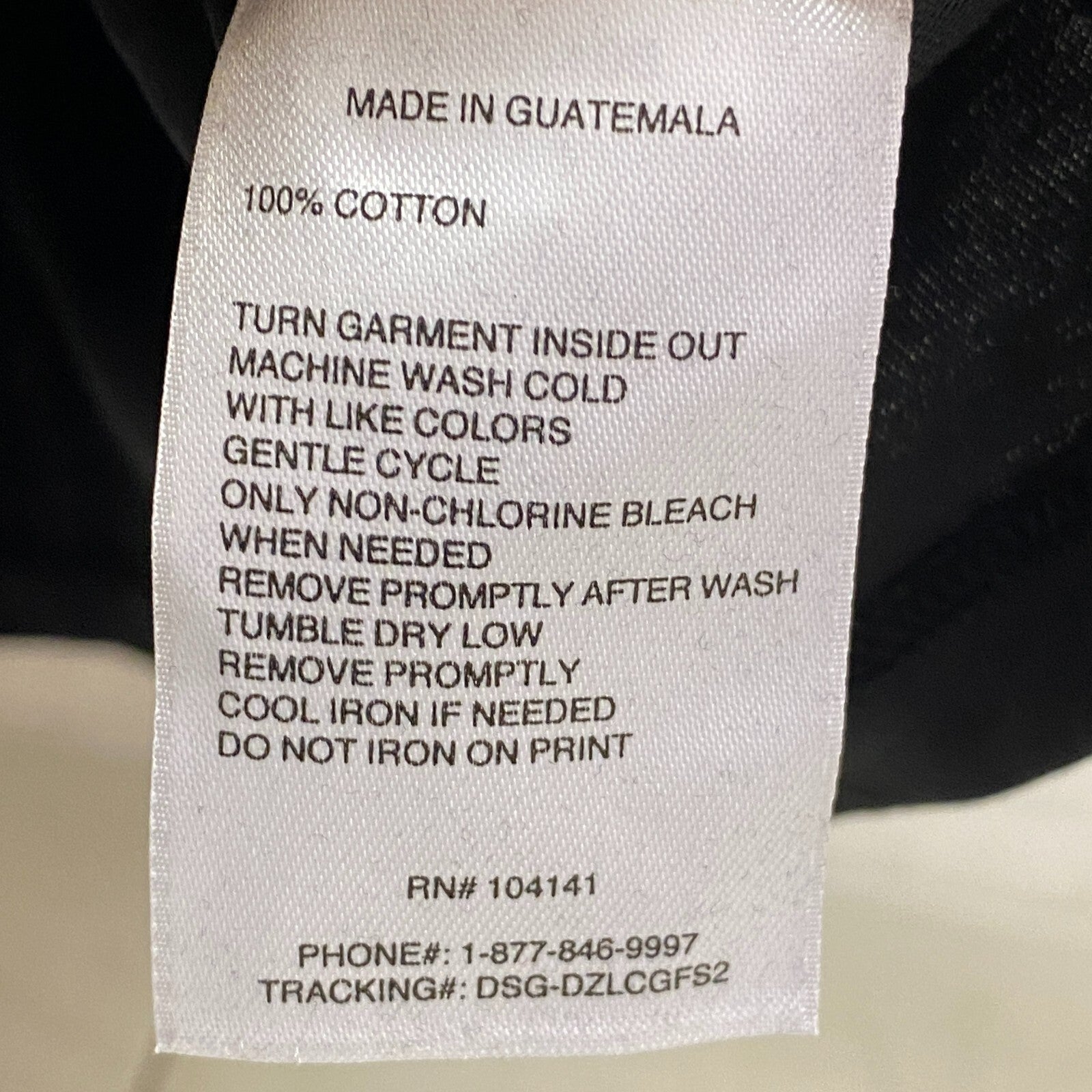 DSG Youth Solid Cotton Graphic Tee Legend Grid Black Short Sleeve DAB21108