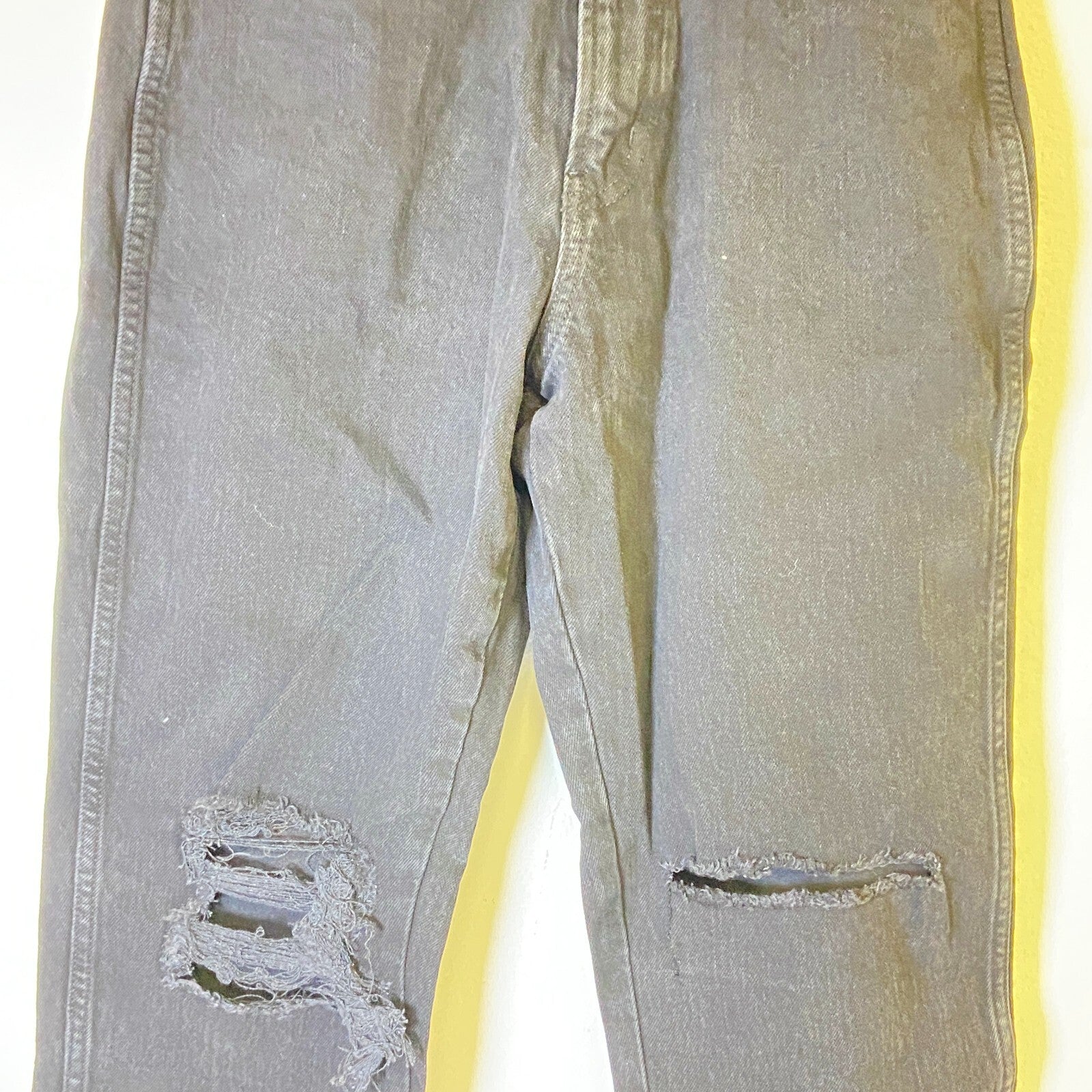 Arizona Curvy Mom Straight Ankle Fit Leg Jeans Women's Size 3 Color Black *NWT