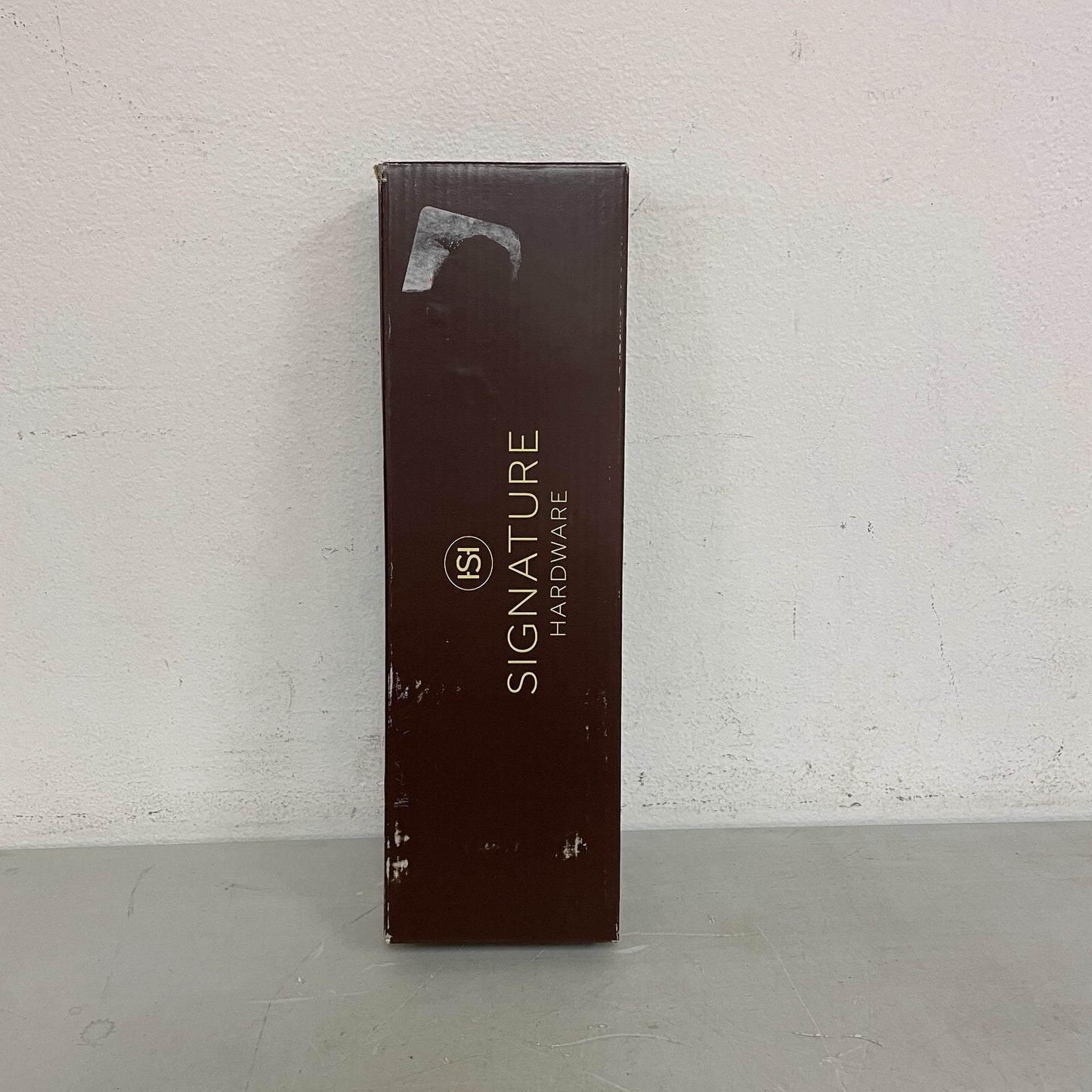 Signature Hardware 12'' Shower Arm & Flange - Brushed Gold - SHRSA123BG