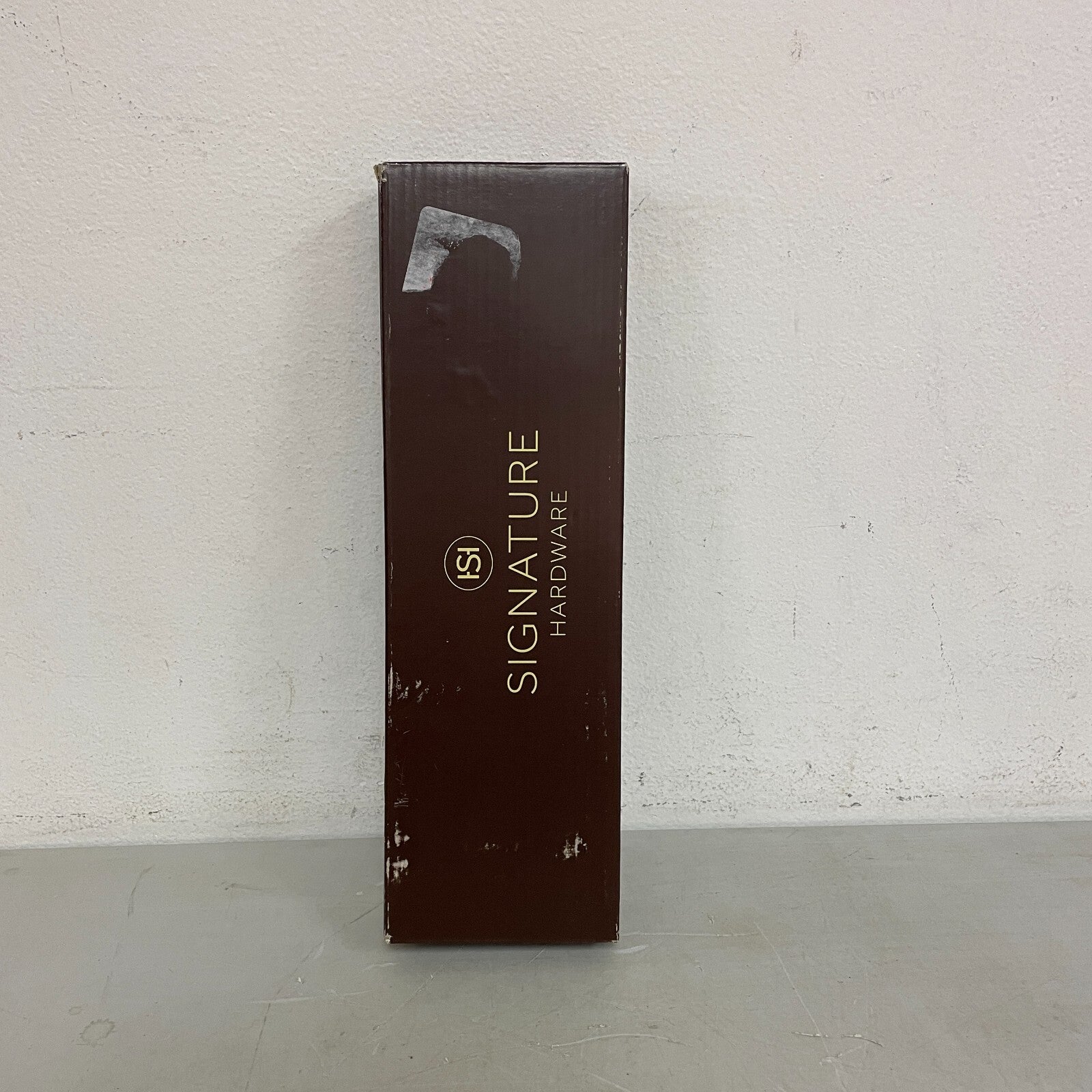 Signature Hardware 12'' Shower Arm & Flange - Brushed Gold - SHRSA123BG