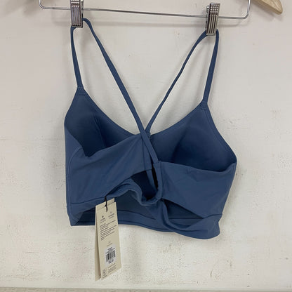 CALIA Women's Energize Strappy Sports Bra Blue Jean WAX17372 Trendy Stylish