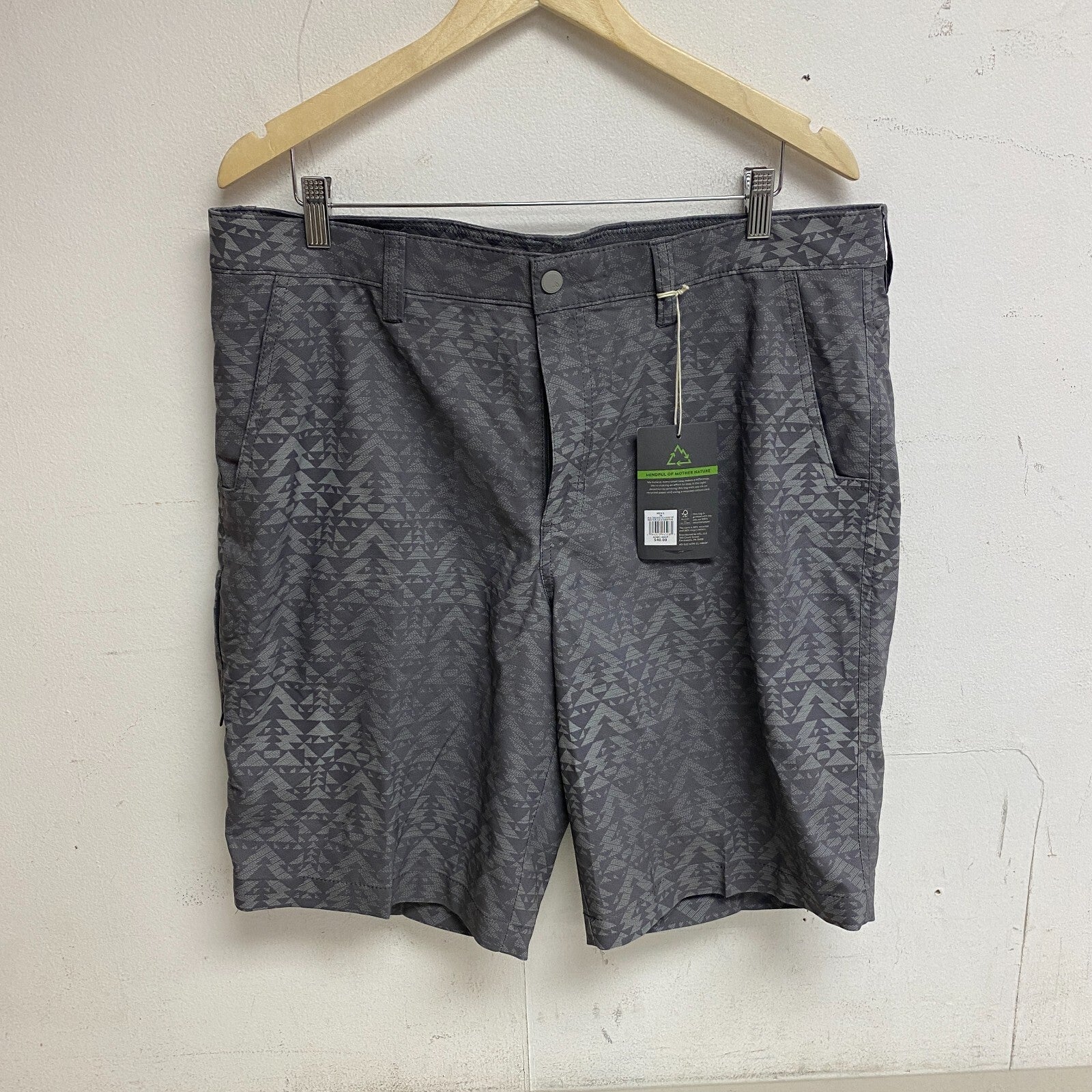 Alpine Design Men's AD Trailhead Tech Short PRT Water Geo/Griffin ADM11803P New!