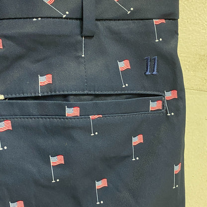 Walter Hagan Men P11 USA Tee Flag Print Short Tee Flag Navy flag print MGA14184