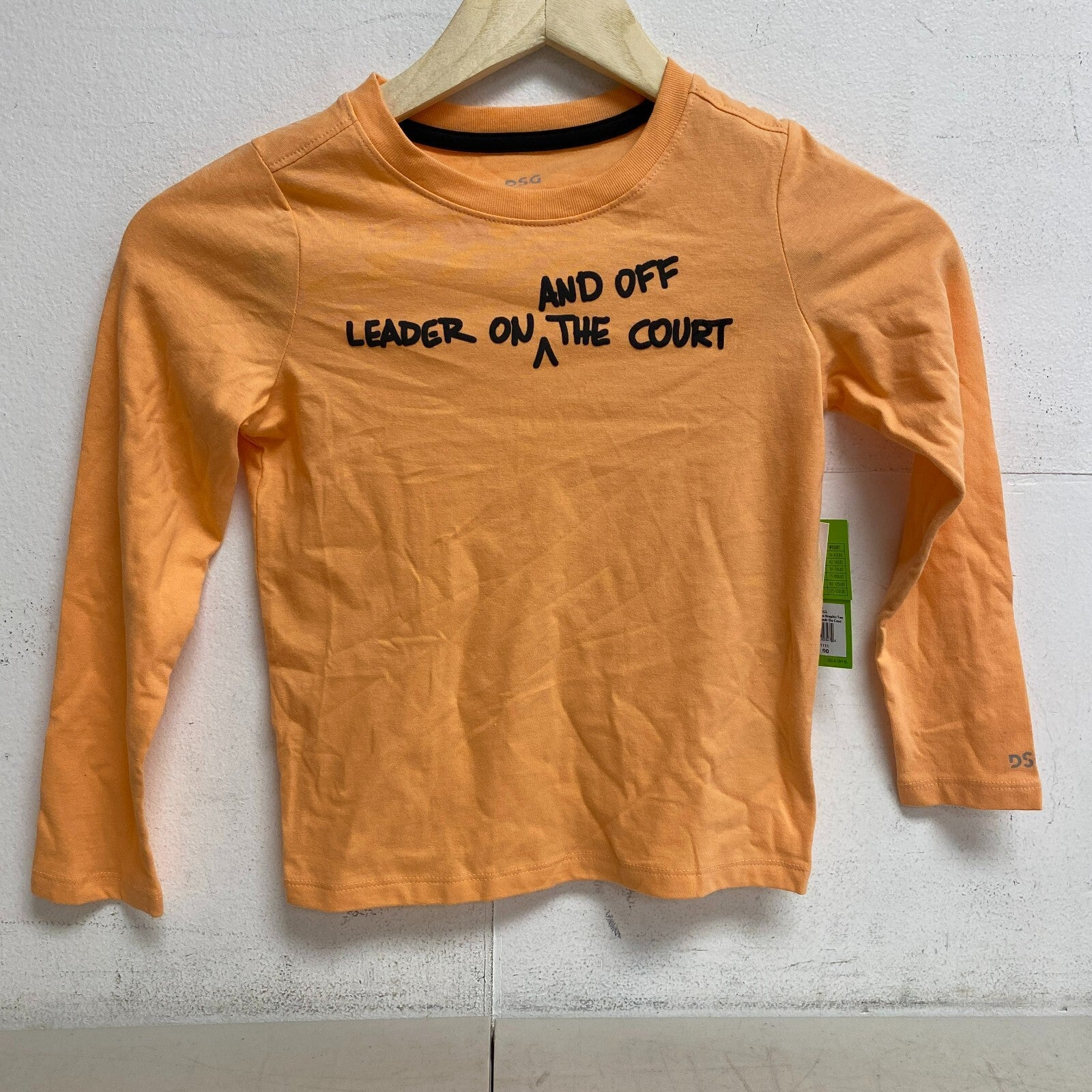 DSG Boys Cotton Long Sleeve Graphic Tee Fresh Melon Leadr Oo Cour  DAB21111