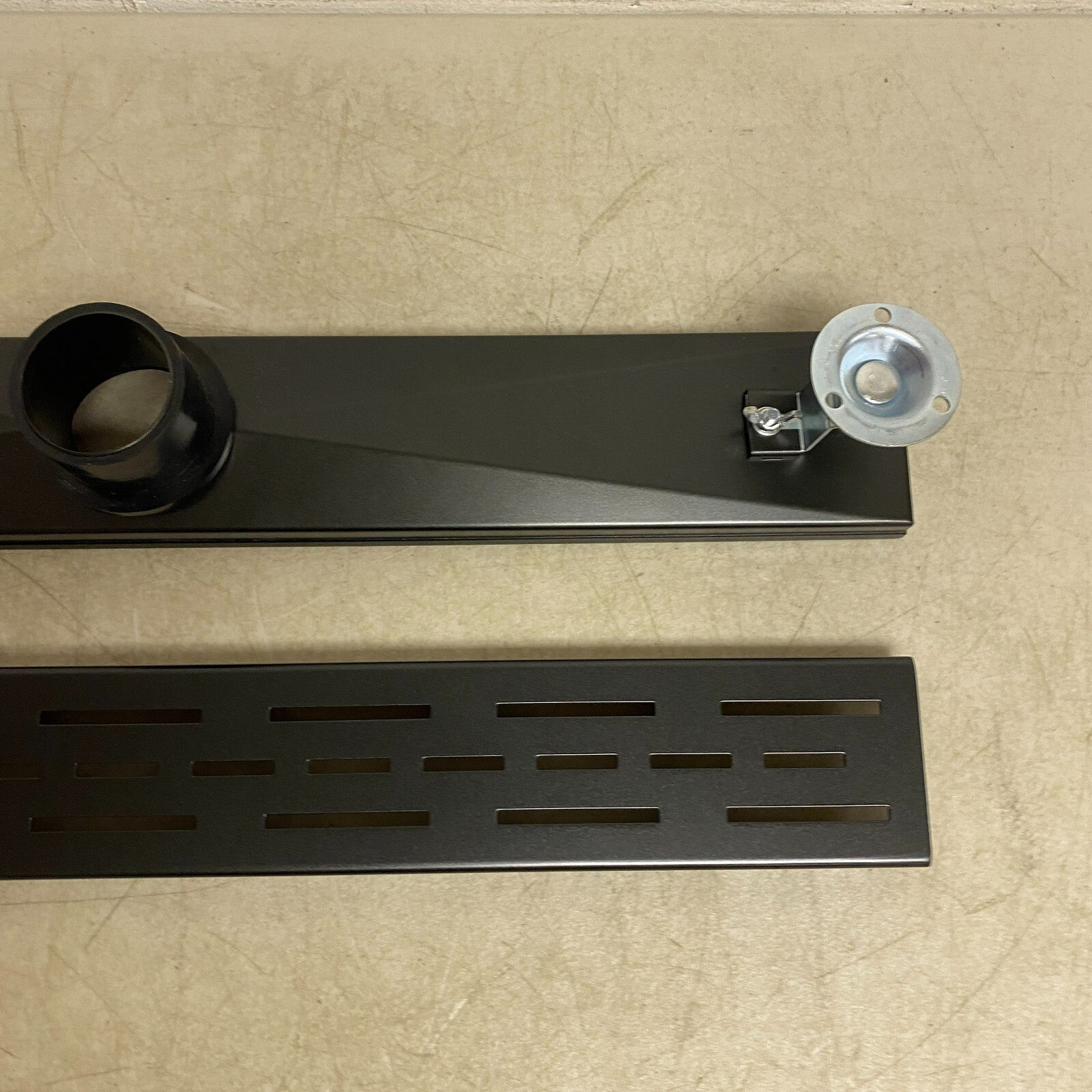 Signature Hardware 24" Effendi Linear Shower Drain - with Drain Flange - Mat,,,
