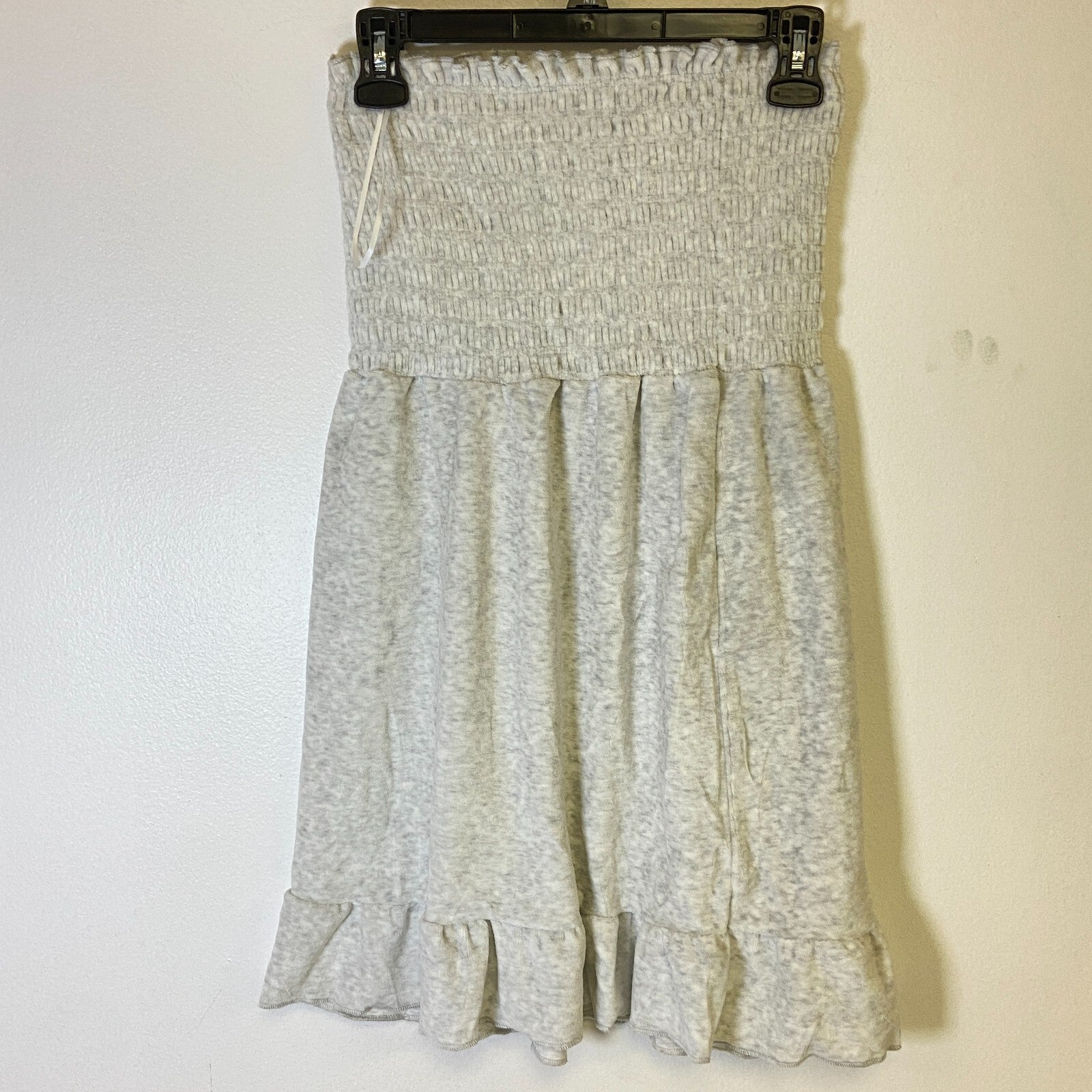 Juicy By Juicy Couture Velour Tube Dress Exposed Top Size M Color Diamonds Ice