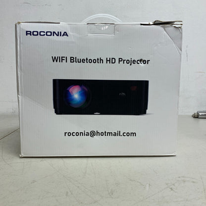 Roconia 150" Class FHD (1080p) LED Projector Movie Video Home Theater w/ Screen'